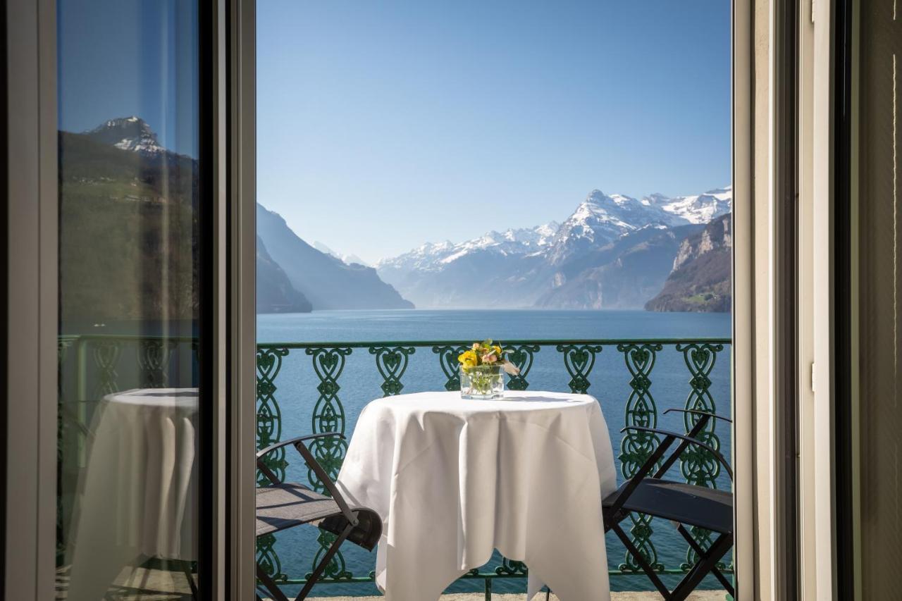 Seehotel Waldstaetterhof Swiss Quality Brunnen Exterior foto